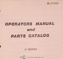 Cone-Cone Blanchard-Blanchard-Cone Blanchard 11 Series, BL-59059, Grinding, Operations and Maintenance Manual-BL-59059-Serieis 11-03